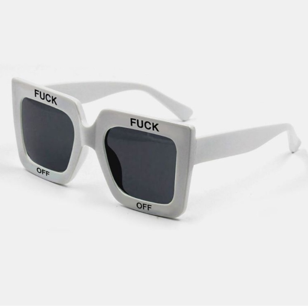 F Off Chunky Glasses - Picture 2 of 6